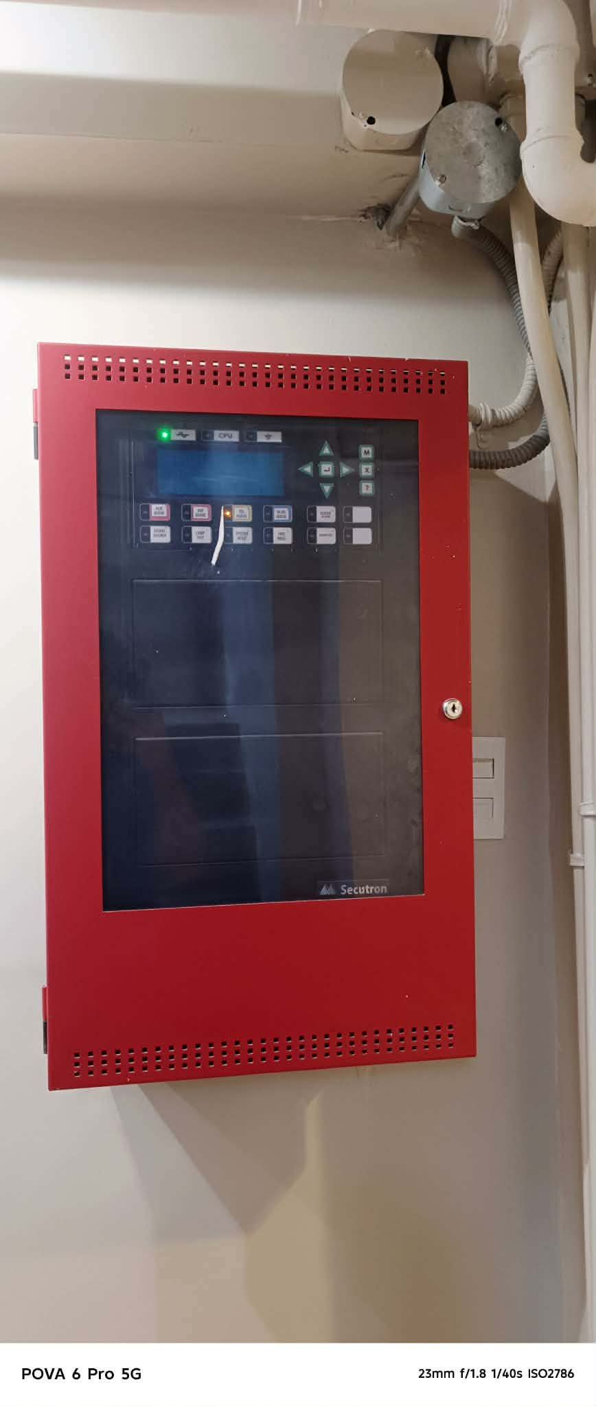 Fire detection and alarm system control panel